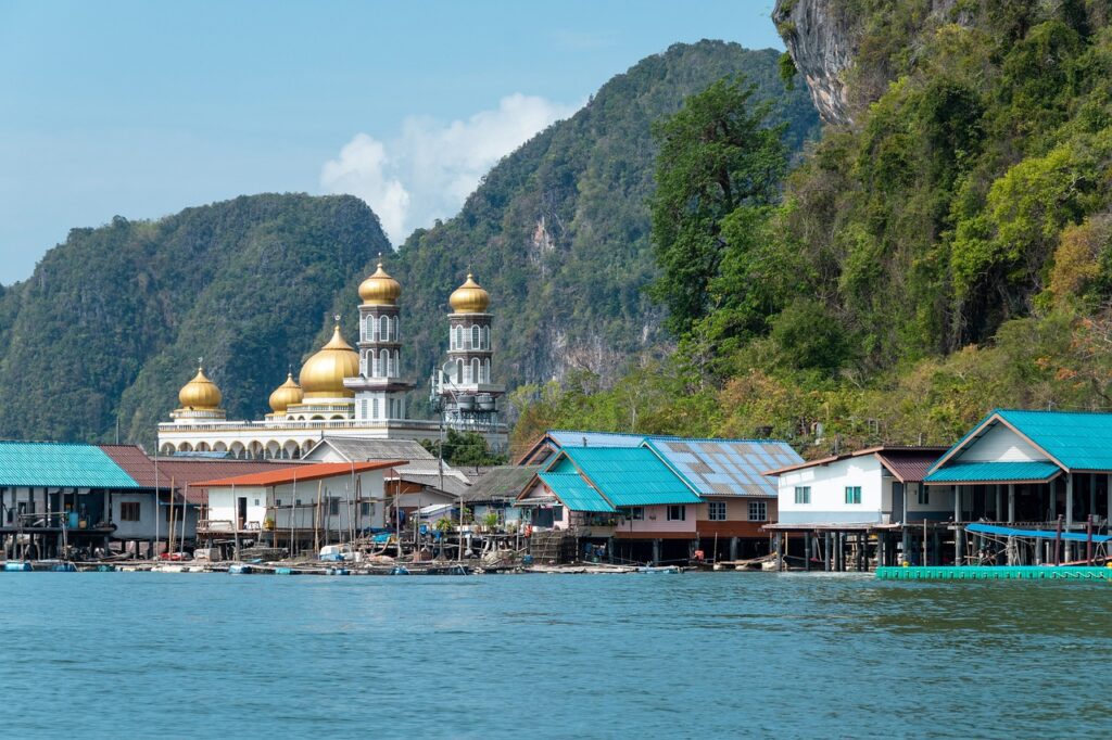 Foreigners exploring property options in Koh Samui with a real estate agent.